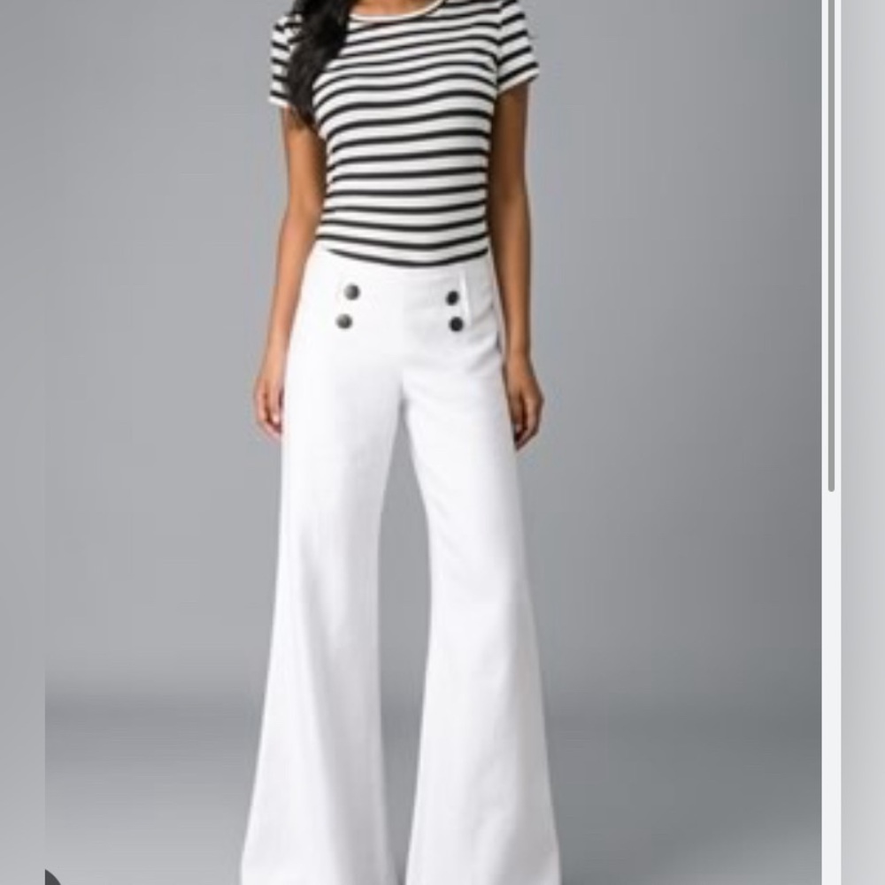 BNWT Linen wide leg pant